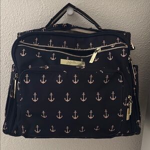 JuJuBe Anchor Print Diaper Bag